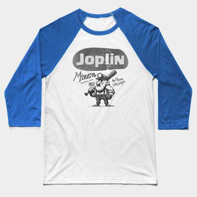 Defunct Joplin Miners Baseball Team Baseball T-Shirt by Nostalgia Avenue